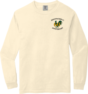 Open image in slideshow, Pennypacker 60th Long Sleeve Cotton Tee
