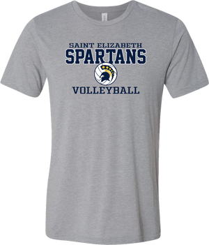 Open image in slideshow, Spartans 2023 Volleyball Unisex Triblend Tee
